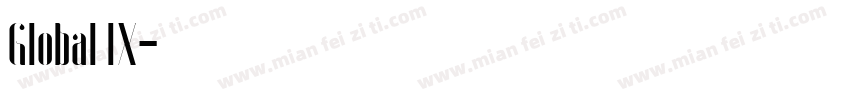 Global IX字体转换